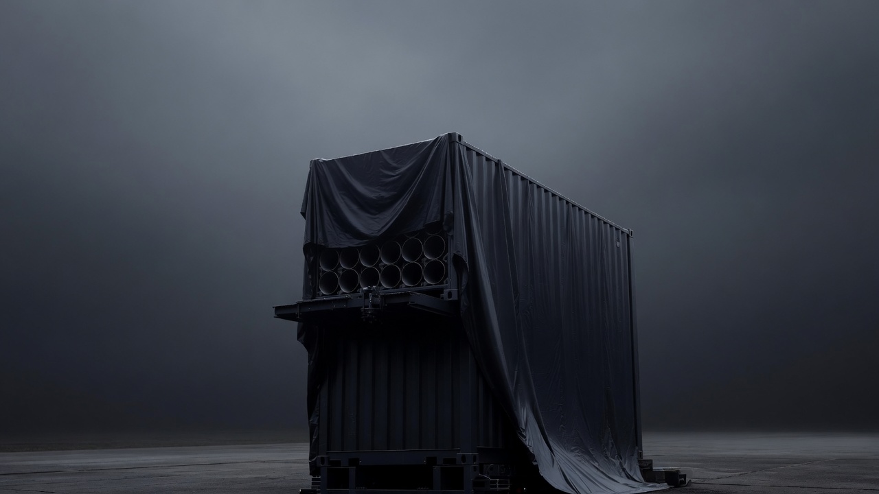 Containerized autonomous launch system, concealed under shroud